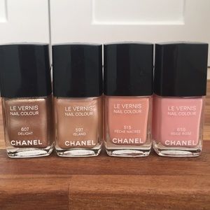 Chanel Nail Color Polish Nudes Neutals
